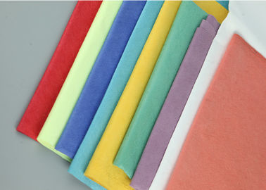 Viscose Polyester Non Woven Cleaning Cloth for Glasses , 35GSM-100GSM