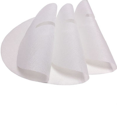 Feuille faciale sèche de vente chaude de masque de beauté de 100% de tencel de feuille faciale jetable organique naturelle de masque