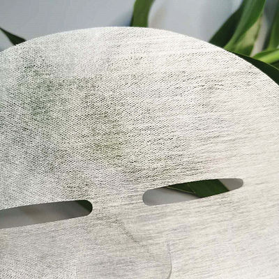 Masque facial non-tissé en soie de la feuille SKL-28 de masque de la vente 100% de tencel de feuille naturelle chaude de masque